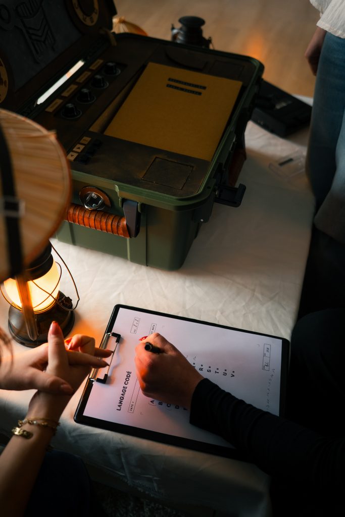 Nouveau concept d'escape game mobile à domicile et en entreprise !